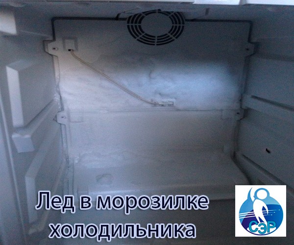 Лед в холодильнике Самсугн с системой ноу фрост